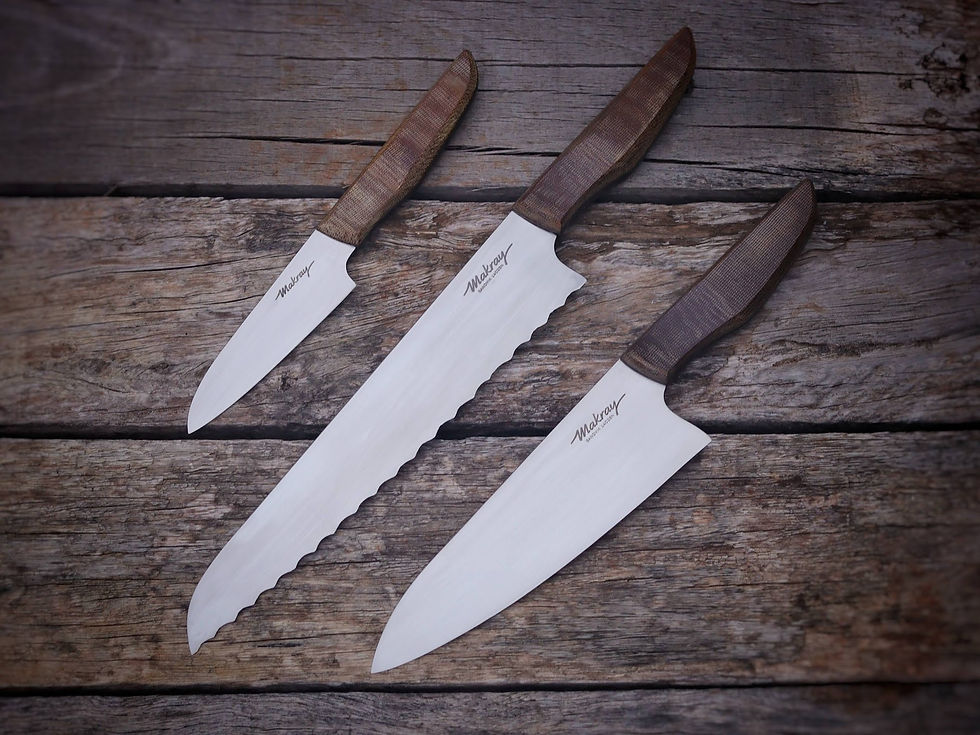 Miniatura: Faca Serrilhada para cozinha - 10" inox