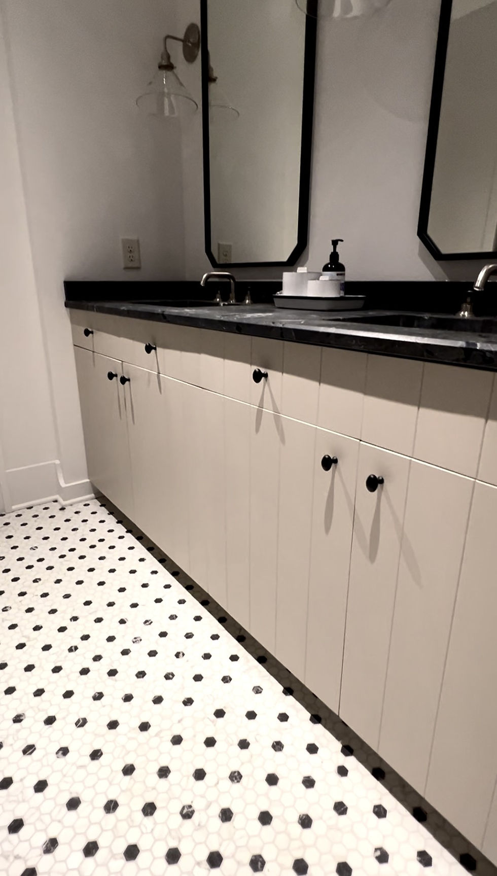 Painted Vanity - Grooved Fronts