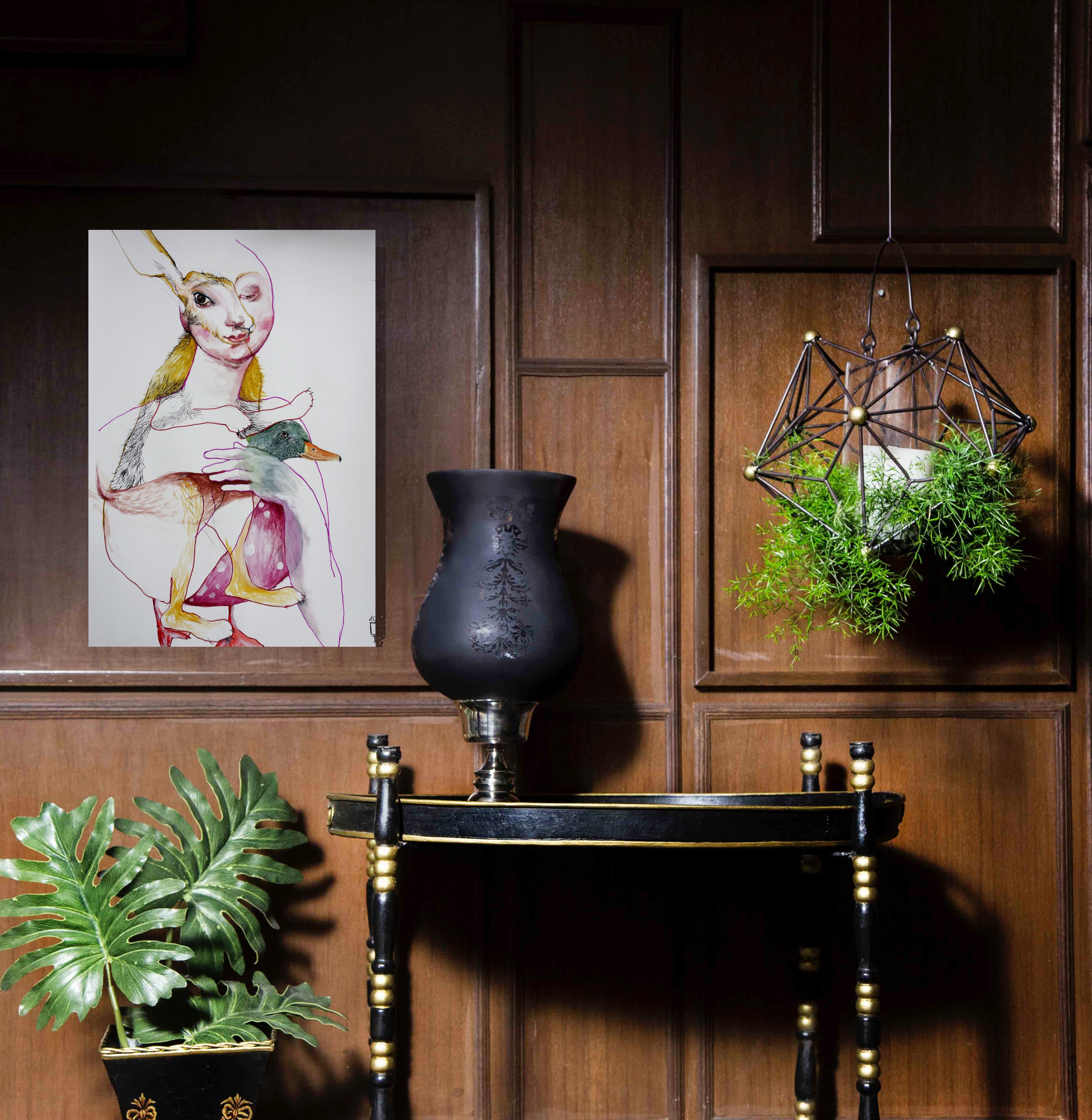 hug a duck and see a rabbit