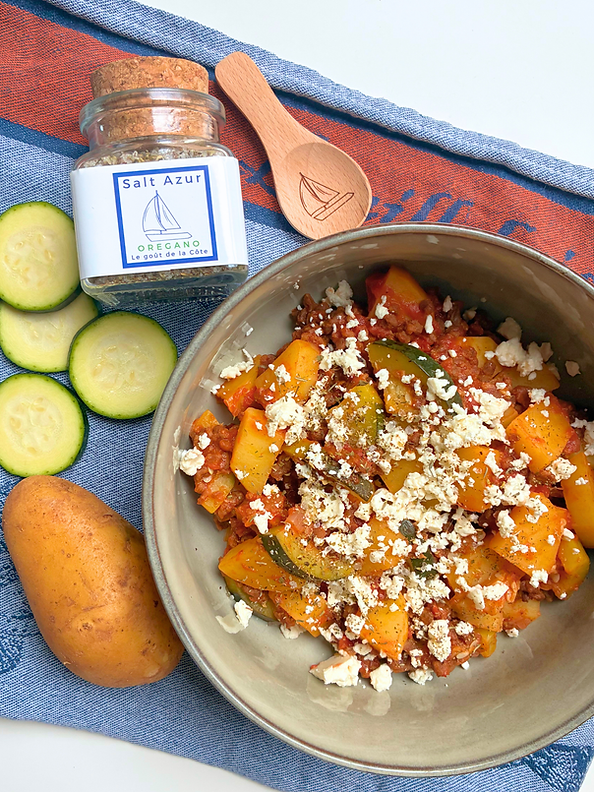 Kartoffel-Zucchini-Hackfleisch Pfanne - schnelles One-Pan Rezept