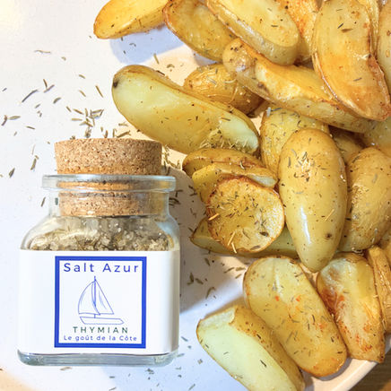 Knusprige Ofenkartoffeln mit Thymian Salz – einfach & perfekt aus dem Ofen