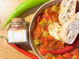 Baskische Piperade Rezept – Original mit Ei & Piment d’Espelette