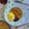 Swedish "Meat" Balls in Cream Sauce with Blackberry Jam