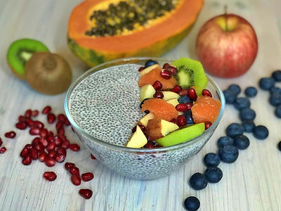 Quick Chia Pudding with Fruits