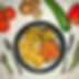 Chickpea Scrambled Eggs with Homemade Baked Beans and Grilled Vegetables