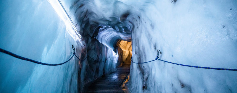 Kaunertaler Gletscherspalte Eisspalte Eishöhle Kaunertal