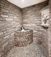 Eisbrunnen im Kaunertal Sauna 
Wellness Lärchenhof