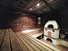 Ferienhotel Lärchenhof Sauna Kaunertl Wellness Tiroler Schwitzstube Wellness Tirol Rustikal Saunaofen Private Spa Latenight Spa Pärchenhotel Wellnesshotel Romantikhotel Tirol
