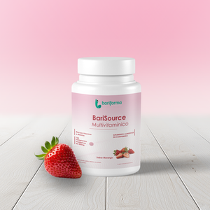 Rótulo BariSource sabor morango