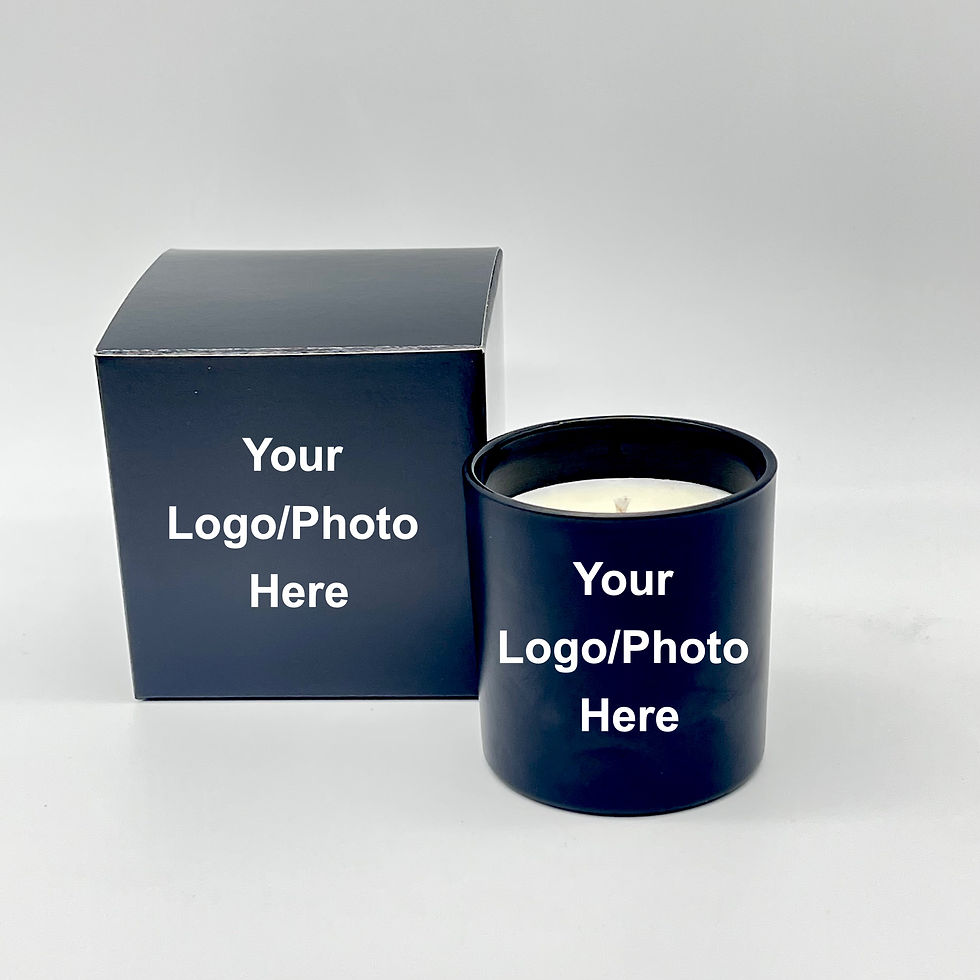 CUSTOM PHOTO CANDLE w/ GIFT BOX