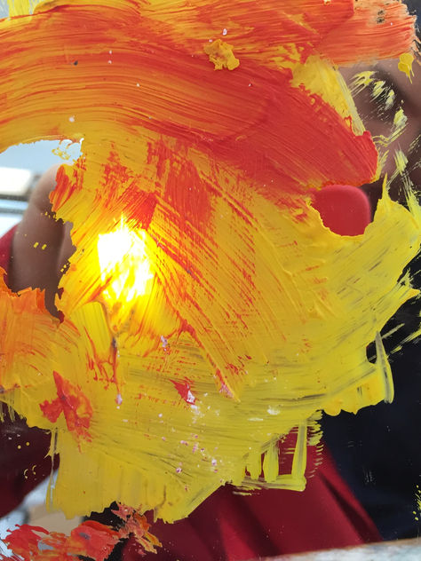 reflection on linear gallery piece