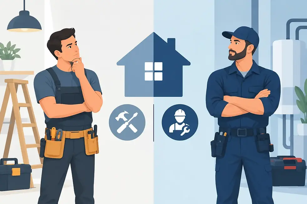 Handyman Repair Limits: When to Call a Specialist