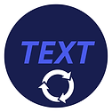 Rotating Text Display icon