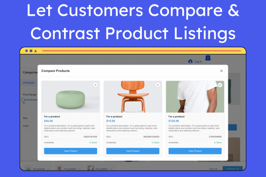 Compare Product Listings banner