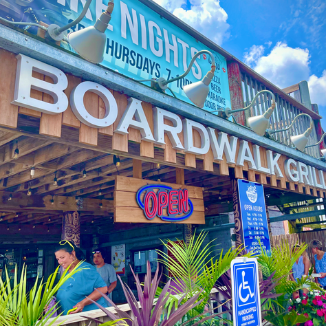 The Charm of Boardwalk Grill  in Celina, Ohio