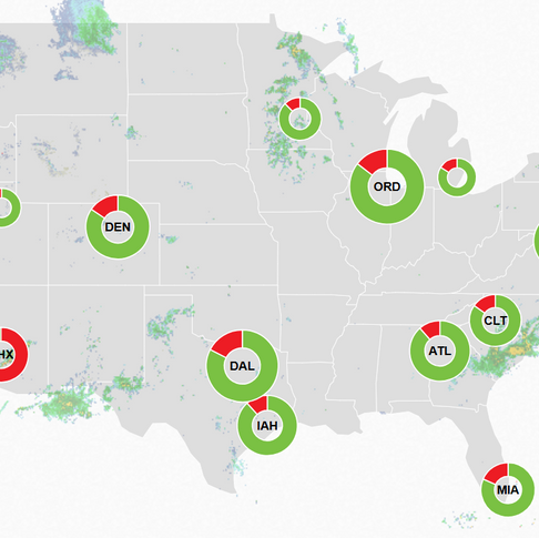 This ‘MiseryMap’ Shows Just How Bad the Shutdown Is Wrecking Air Travel