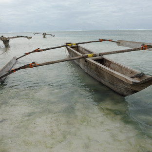Boats in the ocean, Zanzibar, Tanzania