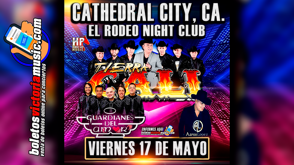 RODEO NIGHT CLUB , CATHEDRAL CITY, CA. VIERNES 17 DE MAYO