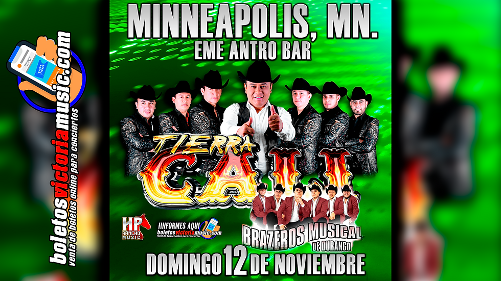 EME ANTRO BAR,  MINNEAPOLIS, MN. DOMINGO 12 DE NOVIEMBRE