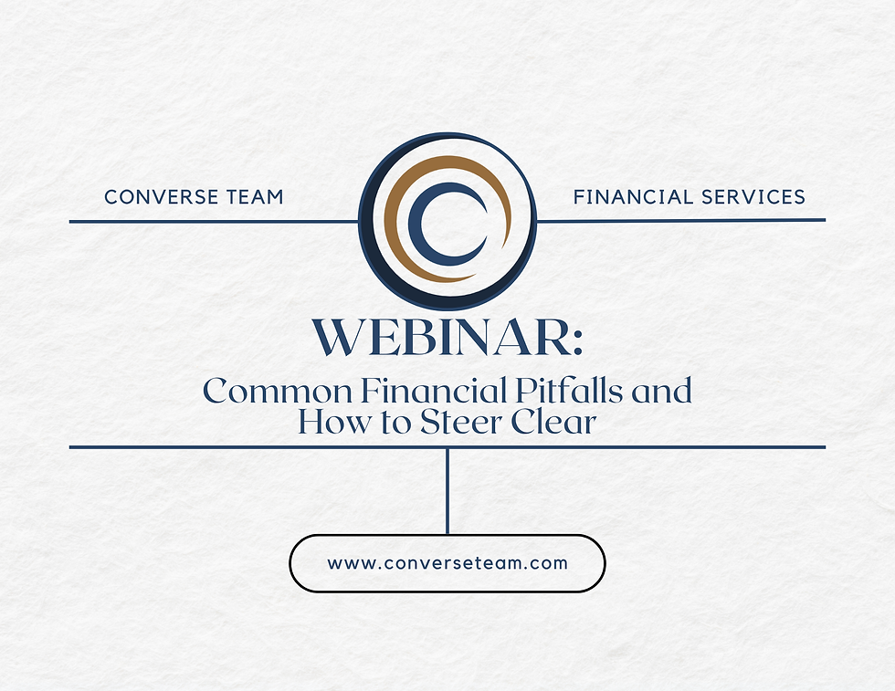 Common Financial Pitfalls and How to Steer Clear