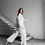 Thumbnail: Basic oversize pants and shirt suit 100% Italian linen 