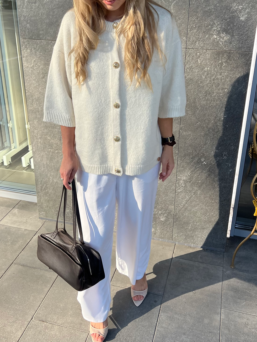 Thumbnail: Кардиган із вкороченим рукавом базовий бебі альпака 100% 