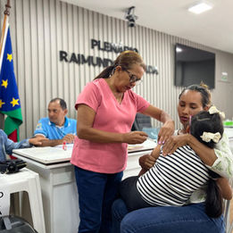 Ação de Imunização contra a Influenza é realizada pela Câmara de Parintins