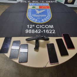 Em Manaus, Polícia Militar do Amazonas prende quarteto em posse de arma de fogo