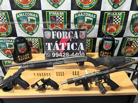 Força Tática prende seis pessoas e apreende sete armas de fogo em 24 horas