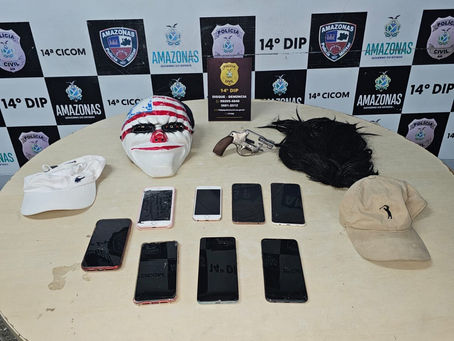 Polícia Civil prende homem por posse de arma de fogo de uso restrito e receptação de celulares roubados