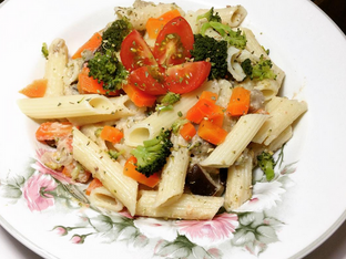 Macarrão Fit com Molho Branco Funcional