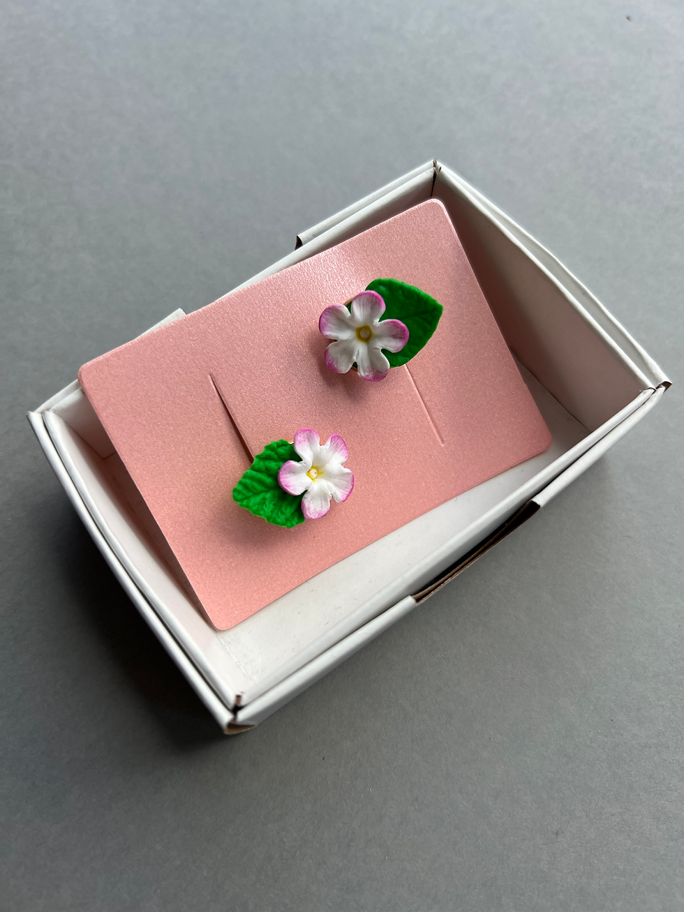Thumbnail: Ausu klipši - PINK FLOWER