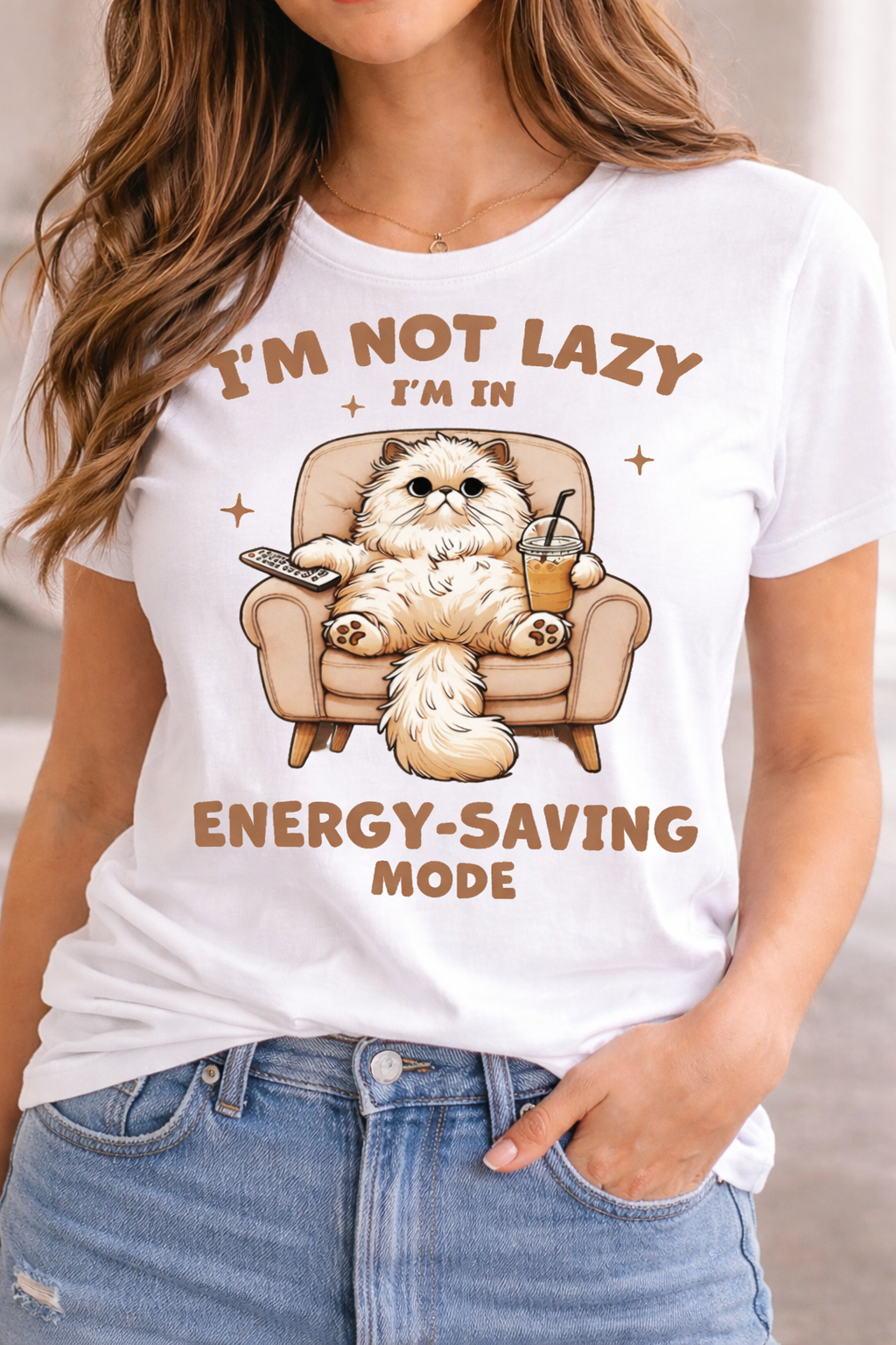 Energy Saving Mode - Custom Tshirt