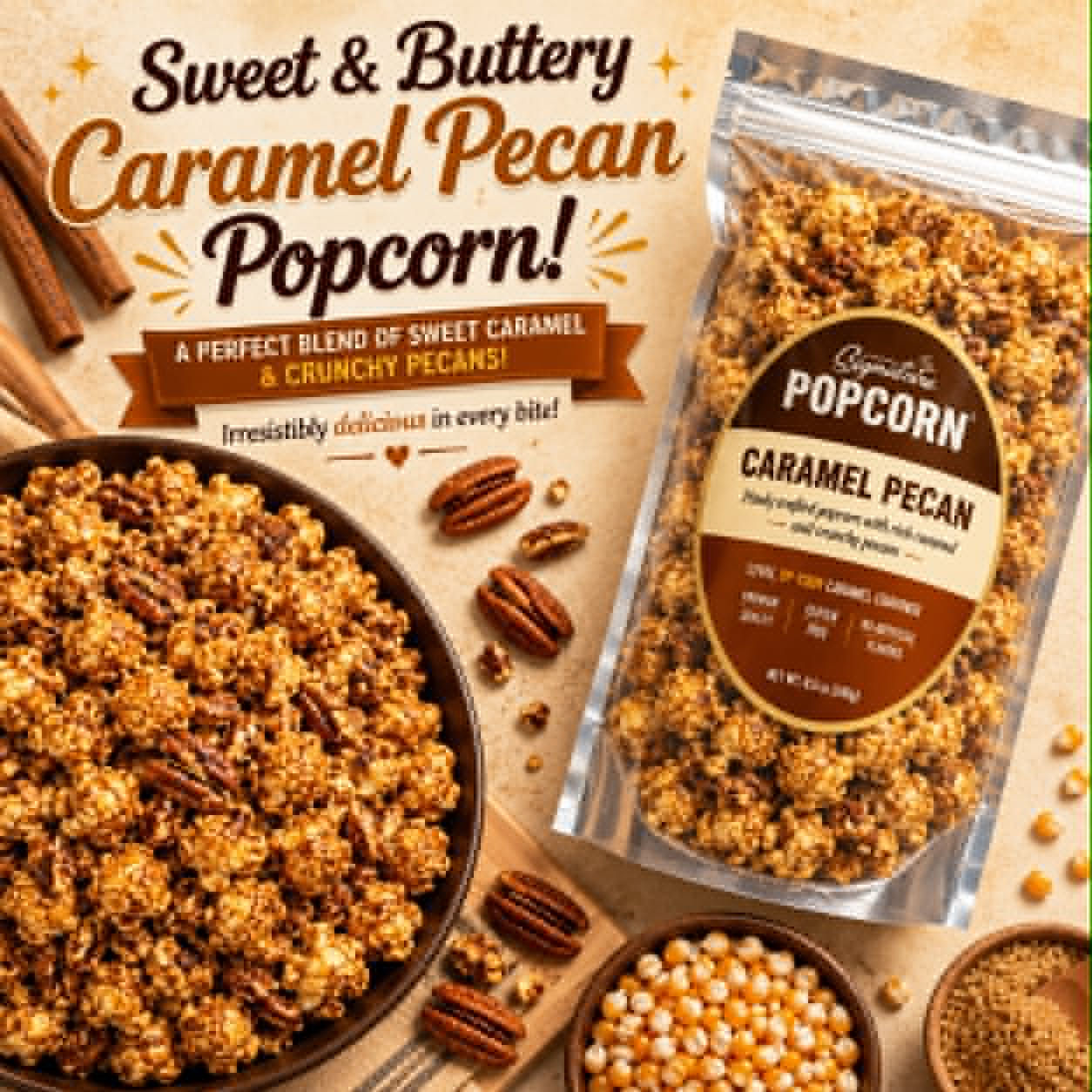 Large Gourmet Caramel Pecan