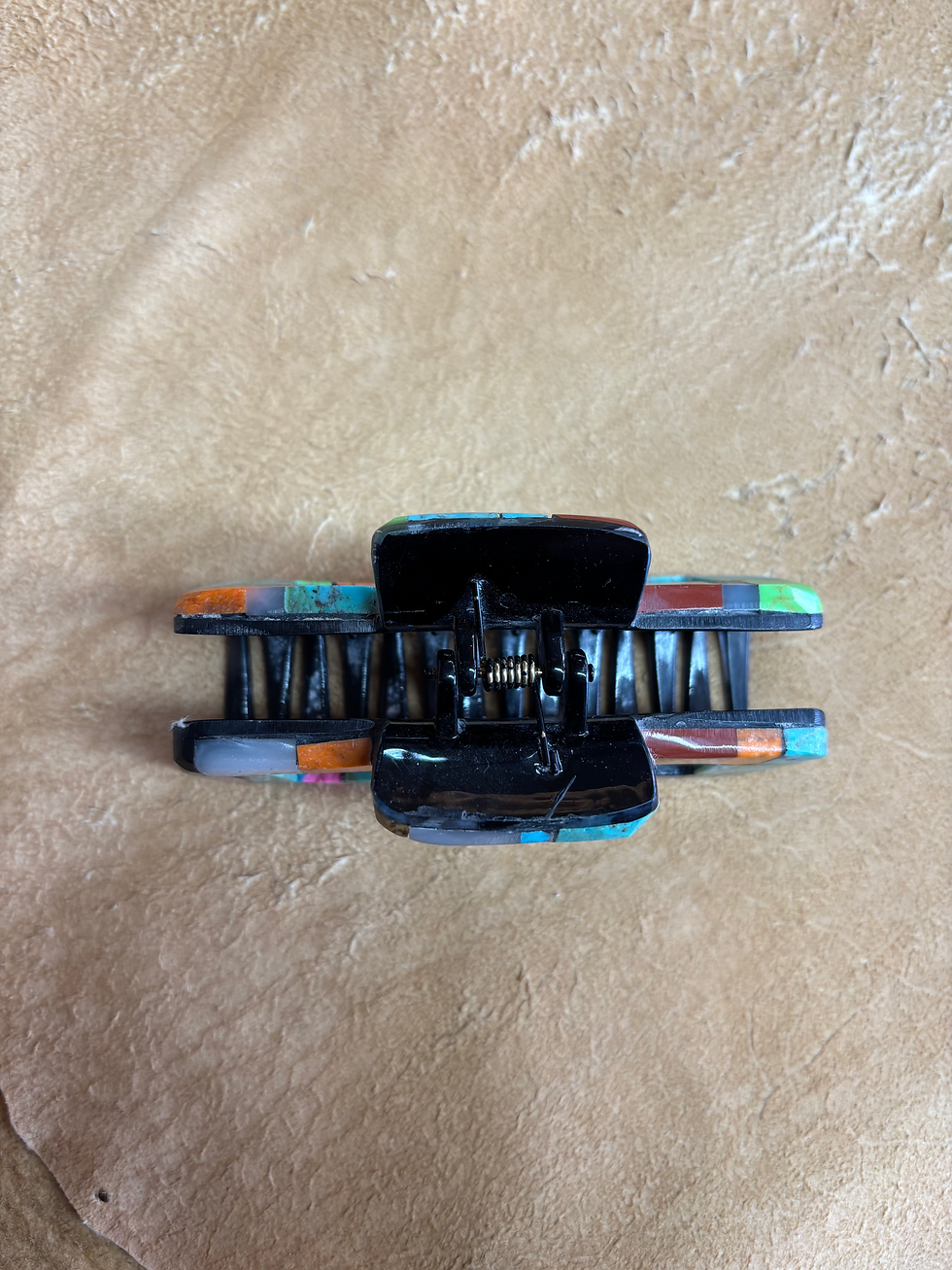 Thumbnail: Claw Clip (Inlay) genuine stones 
