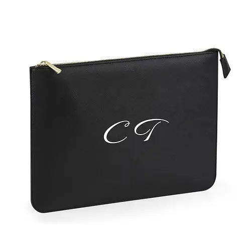 Thumbnail: Maxi Pochette da viaggio o portadocumenti Travel personalizzata con iniziali nome o grafica