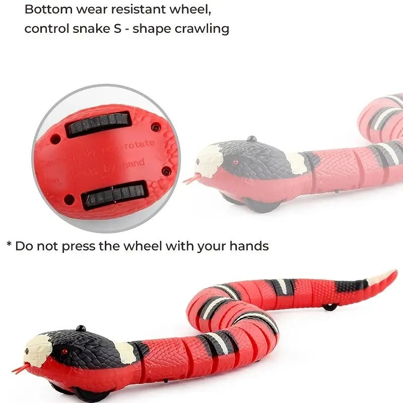 Thumbnail: USB Charging Interactive Snake Toy for Cats - Endless Fun