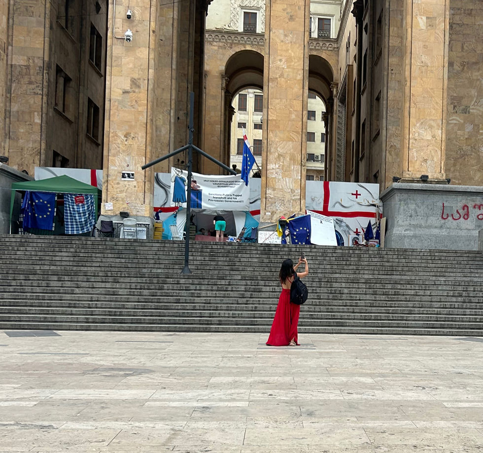 Anti Russia Demonstration, Tbilisi