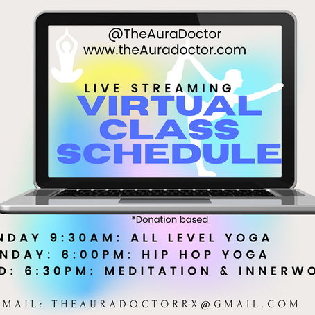 Surprise 🎉
Virtual classes will begin this Sunday 10/16/22 🧘♀️