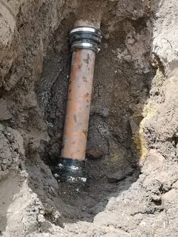 Affordable Drains engineer working on a drainage systems