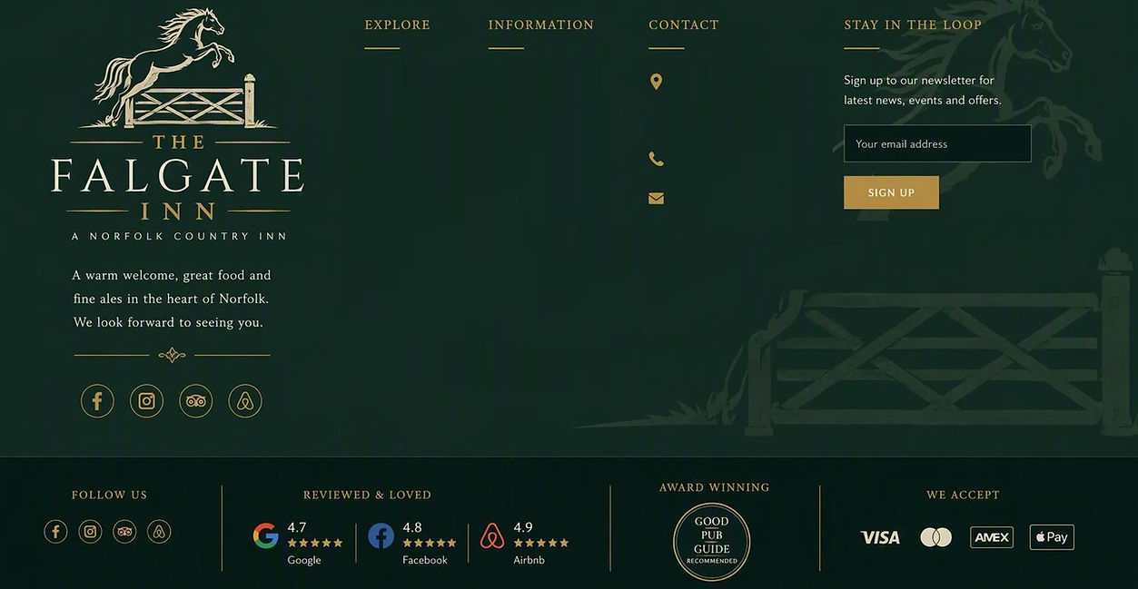 Logo Footer The Falgte Inn Homepage