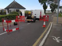 Affordable Drains engineer working on a drainage systems