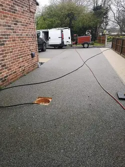 Affordable Drains engineer working on a drainage systems