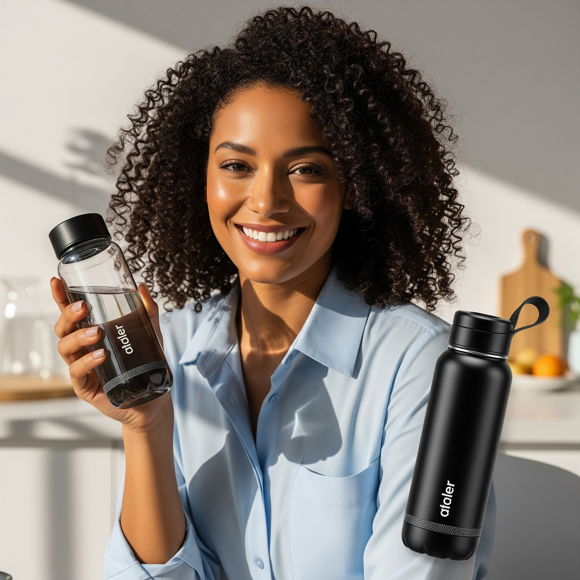 Custom AI product image ads with original product overlay and visible branding
