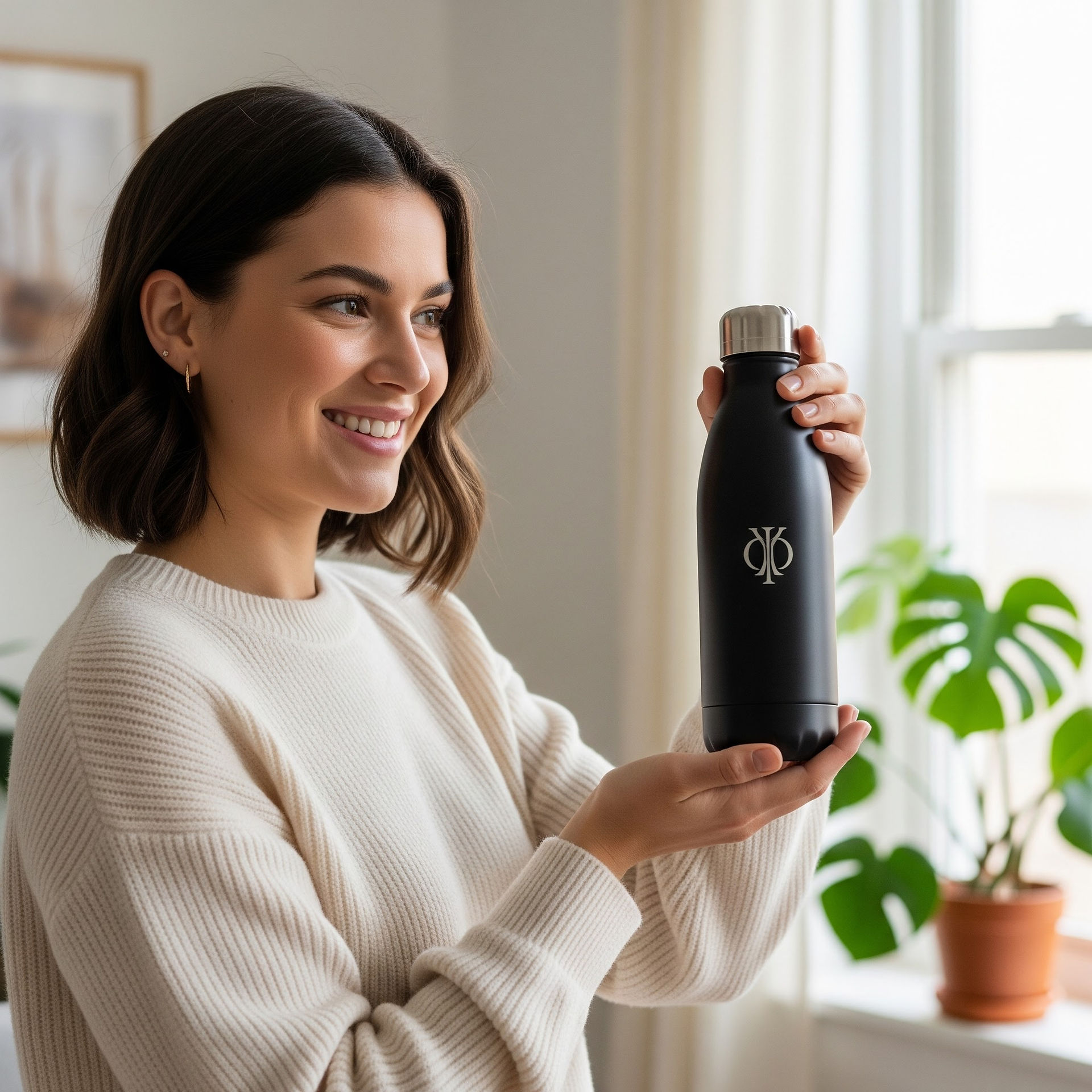 Custom AI product image ads with original product overlay and visible branding