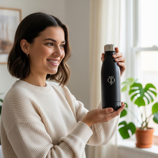 Custom AI product image ads with original product overlay and visible branding