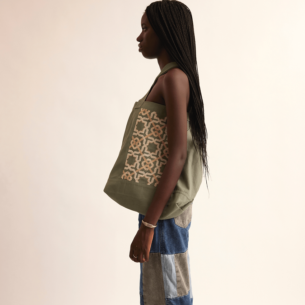 Thumbnail: Khaki Canvas Bag