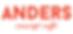 Logo Bild Text. concept café Anders