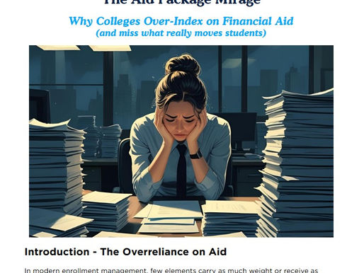 The Aid Package Mirage: Why Colleges Over-Index on Financial Aid