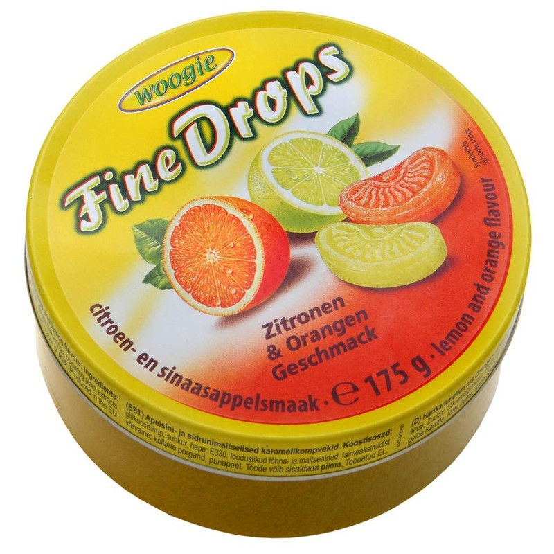 Woogie Fine Drops Orange and Lemon Bonbons at World Foods Market